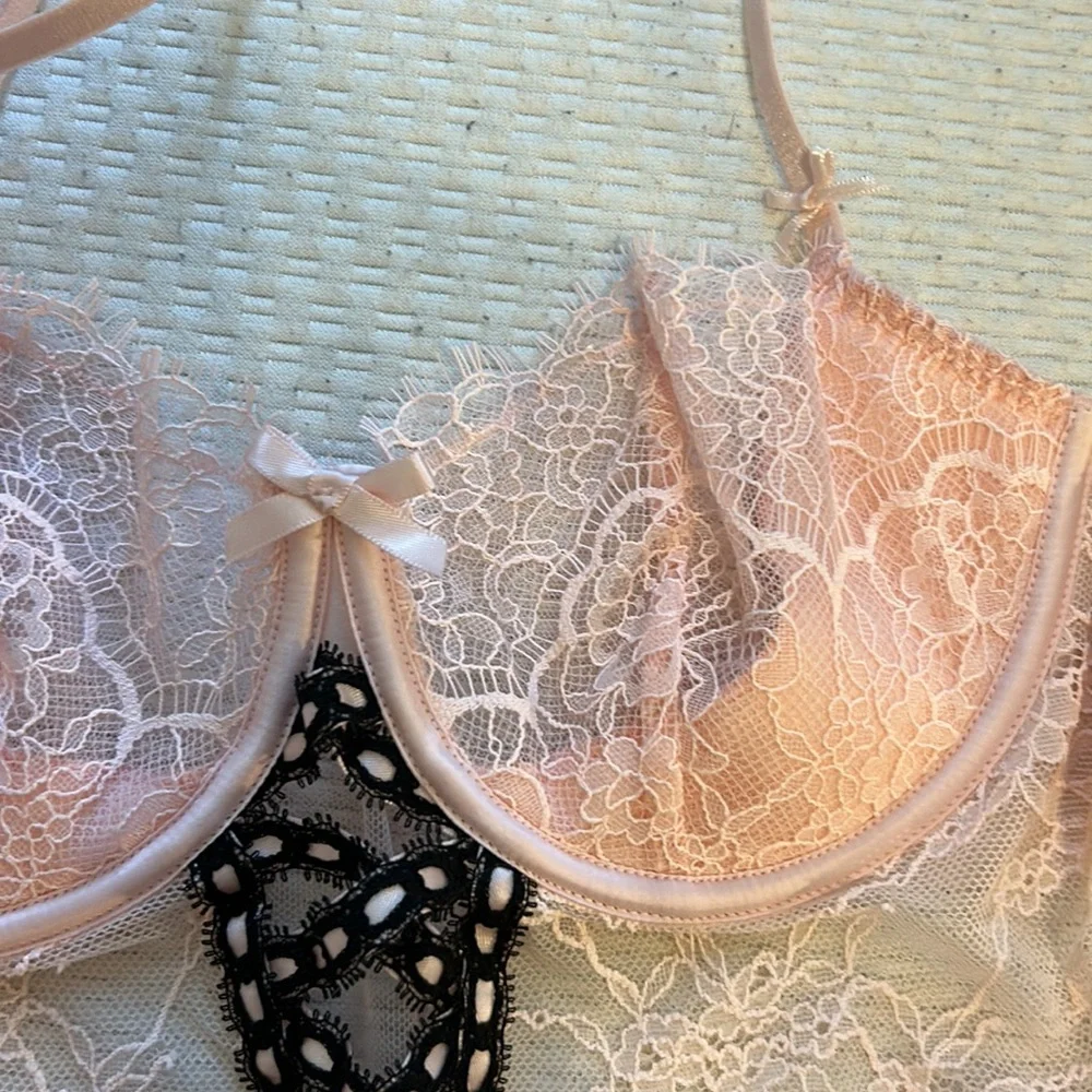 nwt victorias secret pink teddy lingerie - Picture 8 of 9